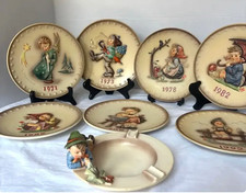 Beautiful Vintage M.J. Hummel / W. Goebel Porcelain Lot of 8 plates bowl picture