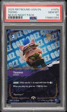2025 RIFTBOUND: LEAGUE OF LEGENDS OGN-ORIGINS #197B TEEMO - SCOUT PSA 10 picture