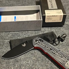 Benchmade 560BK-1 Freek Pocketknife M4 Plain Drop Point, AXIS, G10 Handle picture