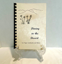 Dining in the Desert Las Vegas Landmarks Menus Vintage Cookbook Casino History picture