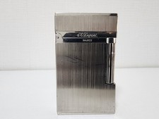 S.T. DUPONT Gas lighter LINE 2 Silver Hairline Finish picture