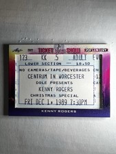 2022 Leaf Ticket To The Show Kenny Rogers Ticket Stub TS-346 Christmas Special picture