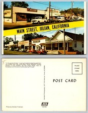 Standard Julian California Main Street Town Hall Cars Postcard picture