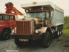ANTIQUE DUMP TRUCK/1978 AUTOCAR TRIAXLE DUMP/4