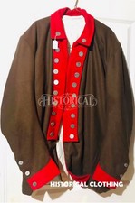 Revolutionary War 18th Century Regimental Coatee Pointed Cuffs picture