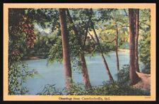Historic Crawfordsville IN River Landscape Postcard - Collectors Item picture