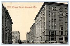 Minneapolis Minnesota Postcard Wholesale District Exterior 1911 Vintage Antique picture