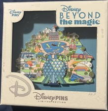 Disney D23 Beyond the Magic Epcot Center Park Map Pin Set LE 300 picture