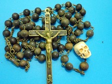 AMAZING antique FRENCH HABIT rosary / PRIEST rosary / 19 CENTURY rosary picture