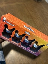 Kidrobot Fanta Resin Art Toy Figures 3 in Mini 4-Pack Multicolor Set picture