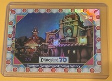 Topps Disneyland 70th Toontown Five & Dime Gag Factory Red White Bulb /5 picture