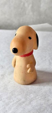 Vintage Snoopy Rubber Finger Puppet Peanuts 1966 Small Figure Toy 60s 2 inch picture