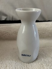 NIB VTG SET OF 5 OZEKI JAPAN PORCELAIN SAKE JUG BOTTLES - PERSONAL SERVING SIZE picture
