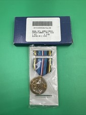 Vintage US Military ARMED FORCES EXPEDITIONARY MEDAL & RIBBON SET NOS FULL SIZE picture