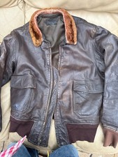 VTG World War II B-13 Officer Flight Jacket Size 38 WWII WW2 Army Air Force AAF picture