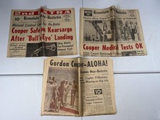 Vintage 1963 Honolulu Star-Bulletin Gordon Cooper NASA Mercury Newspaper Lot 3 picture