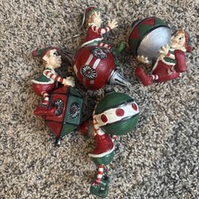 RAZ Import Whimsical Elves Set Of 4 Ornaments picture