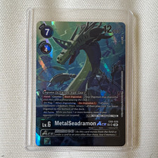 Bandai Digimon CCG MetalSeadramon ACE EX8-026 SR Holo English ACE picture