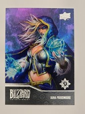 2023 Upper Deck Blizzard Legacy Jaina Proudmoore #109 Silver Foil Hearthstone picture