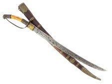 19th century Vietnamese sword damascus blade picture