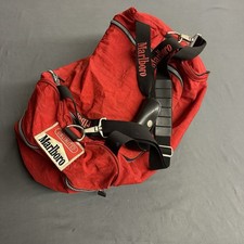 Vintage Marlboro Adventure Team Red Duffel Bag picture