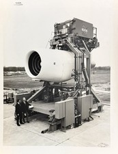 Vintage 1972 NASA Lewis Photo Experimental Quiet Engine Program Jet Turbofan picture