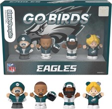 Fisher Price Little People Collector Philadelphia Eagles 4 Pack Figure Set HURTS picture