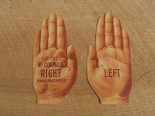 Vintage McCormick Binder Mower Promo Advertising Right Hand Left Hand 1890's IH picture