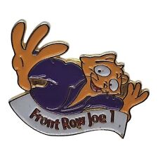 FRONT ROW JOE Orange Cat Television Character Pin picture