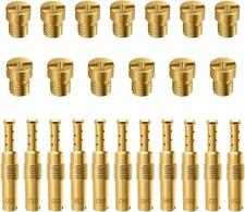 Strongthium 24 Pcs Carburetor Jet Kit for Nibbi FCR-MX PE PJ PZ PWK CVK GY6 9910 picture