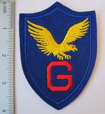 ORIGINAL Vintage GORDON MILITARY COLLEGE ROTC SCHOOL PATCH on FELT picture