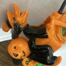 Halloween  Blow Mold Plastic vintage  picture
