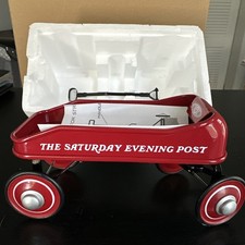 VINTAGE The Saturday Evening Post Red Wagon Die Cast Metal - Xonex 1990s-2000s picture