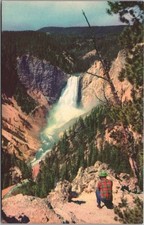 c1940s MILWAUKEE ROAD RAILROAD Adv. Postcard 