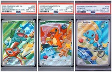 2026 Pokémon First Partner Series 1 Kanto Starters Sequential PSA 10 Set of 3 picture