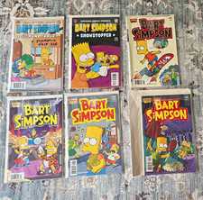 Bongo Bart Simpson Comics - Lot of 6, Issues #34, #40, #71-74, Bagged and Boards picture