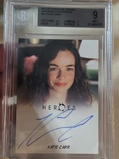2010 Rittenhouse Heroes: Archives Auto Katie Carr as Caitlin Auto Graded BGS 9 picture