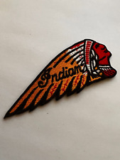 Indian Motorcycle Patch Vintage Dealership Chief Headdress Badge Hat Shirt Vest picture