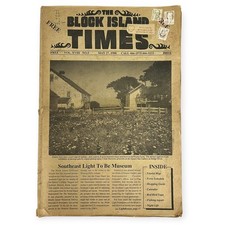 1988 Block Island Times Newspaper May 27 Rhode Island RI VTG Ads Map Ferry Guide picture
