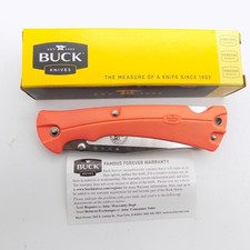 2011 BUCK USA 486 Bucklite MAX Large Folding Knife 04860RSBC-B Orange NIB picture