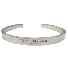 Maison Margiela Silver Logo Bangle Unisex SV925 Jewelry picture