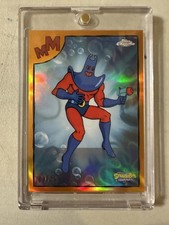 2025 Topps Chrome SpongeBob Man Ray/25 Orange RARE picture