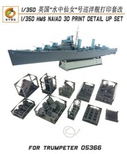 1/350 HMS NAIAD super detail sets 3D printed parts for Trumpeter 05366 YZ119 picture
