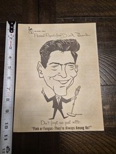 Vintage 1960s Dick Biondi WLS Chicago Radio Caricature Promo Mailer Fink Fungus picture