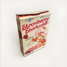 Vintage 1981 Strawberry Shortcake Cereal Box General Mills Original Empty Rare picture