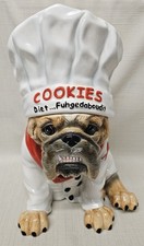 Zelda Wisdom Bulldog Chef Cookie Jar Diet…Fuhgedaboudit Westland 2004 picture