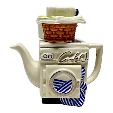 VINTAGE PAUL CARDEW WASHING MACHINE TEAPOT MADE IN ENGLAND MINT SALE picture