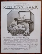 1928 American Kitchen Kook/KitchenKook American Gas Machine Co Vintage Ad picture