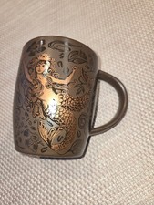 Starbucks 2011 40th Anniversary Split Tail Siren Copper Graphic Collectible Mug picture