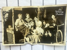 Vintage 1910s Family Group Photo Porch Bicycle Dogs Women Men Snapshot picture